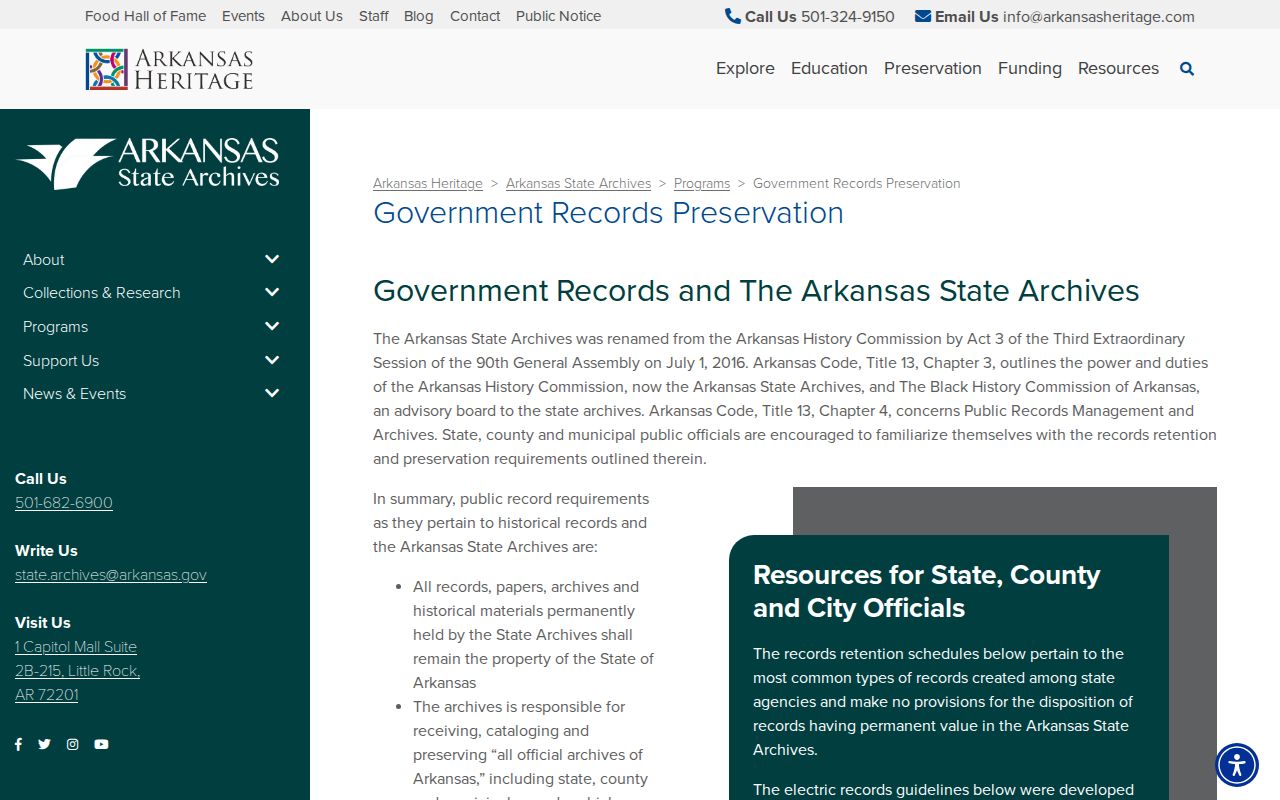 Arkansas guidance for older Yell County arrest records